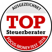 Focus-Money-Test 2016 - TOP Steuerberater Siegel